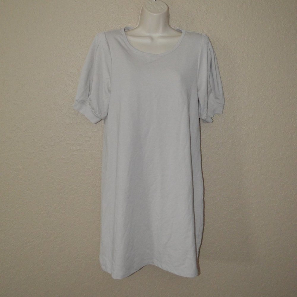 NWT $148 Sz 2 M We Are Sundays Pumice Stone Beige Short Sleeve Dress